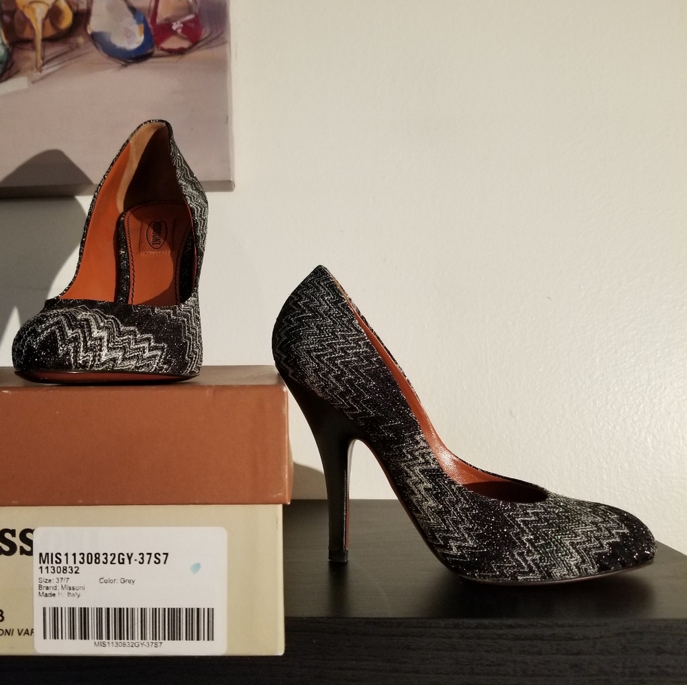Missoni Sparkly Pumps